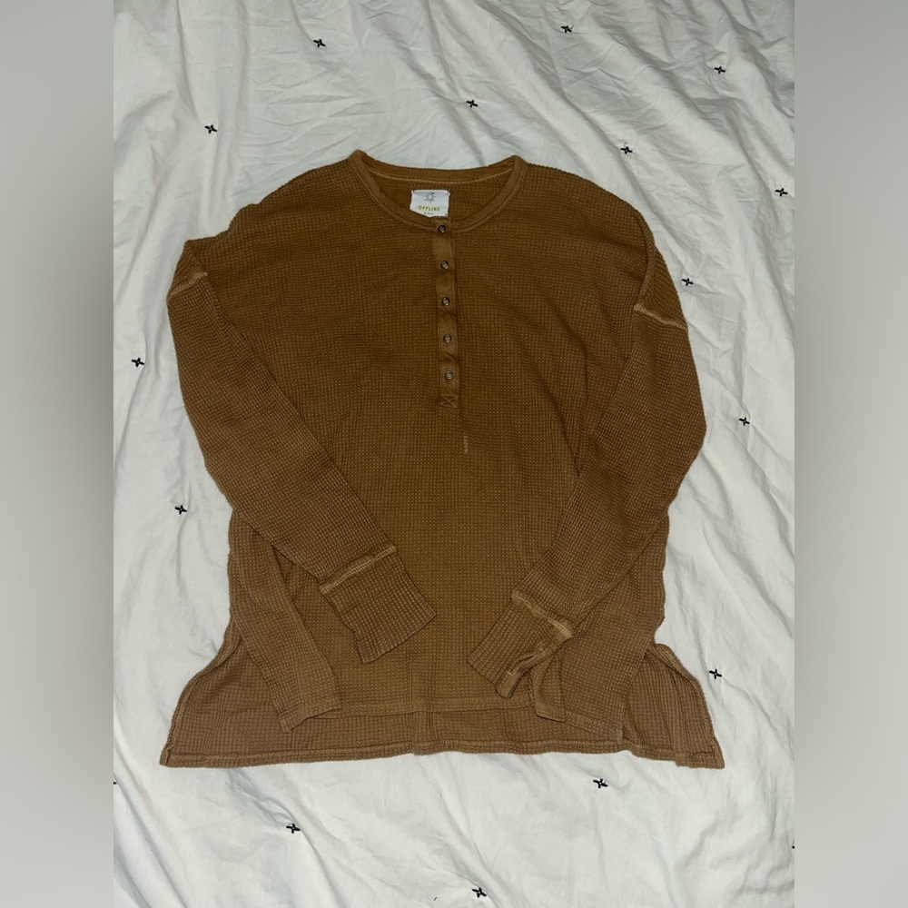 Offline by Aerie Waffle Henley
